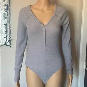 Out From Under Gray Bodysuit